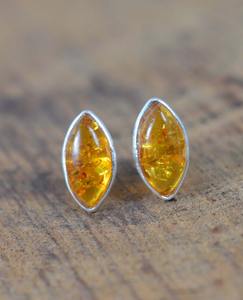 925 argent Sterling ambre pierres précieuses boucles d'oreilles bijoux à la main en argent Boho Style boucles d'oreilles bijoux pour femmes cadeau de mariage femme - Product Image 4