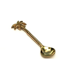 Thiết Kế Cổ Điển Vàng Brass Muỗng Tốt Đánh Bóng Tùy Chỉnh Thực Hiện Brass Muỗng Chất Lượng Hàng Đầu Ngày Hình Dạng Cho Nhà Ăn Tối Muỗng Sử Dụng Hàng Ngày - Product Image 1