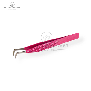 <b>Pink</b> Color 5 Pcs <b>Set</b> Beauty Good Quality Latest Product OEM Service Eyelash Tweezers by Beauty Concept International - Product Image 2