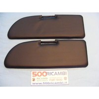 Parasole de voiture noir universel pour Fiat 500 F L R (modèle Couple)