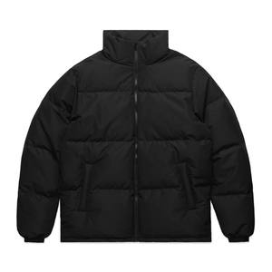 Veste matelassée ODM à bulles pour hommes Streetwear sur mesure avec col montant zippé vêtements d'extérieur respirants pour professionnels - Product Image 4