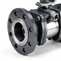 Vanne à boisseau sphérique flottante Q41F PN25 à bride avec siège en PTFE pour pipeline, vanne à boisseau sphérique industrielle à bride, contrôle de débit de pipeline