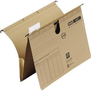 ELBA Vertic ULTIMATE DIN <b>A4</b> 240g/m Natural Brown Cardboard 25 PU-for File <b>Folders</b> - Product Image 1