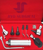 Nouveauté 100% ensemble otoscope et ophtalmoscope de haute qualité ensemble de Diagnostic ORL Instruments vétérinaires approuvés ISO CE