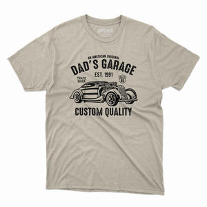 La llegada más vendida del 2024, camisetas de algodón Beige 100% para hombre, ajuste relajado, estampado directo a la prenda, Camiseta de algodón con cuello redondo estampada DTG - Product Image 1