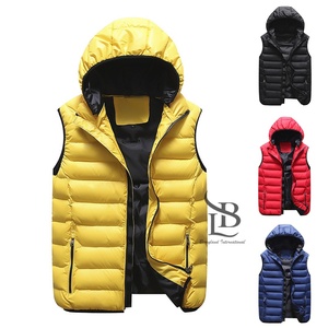 Hiver 2025 Mens Glossy Bubble Vest Waterproof Sleeveless Puffer Jacket Logo personnalisé Respirant Warm Lightweight Puffer Vest - Product Image 4