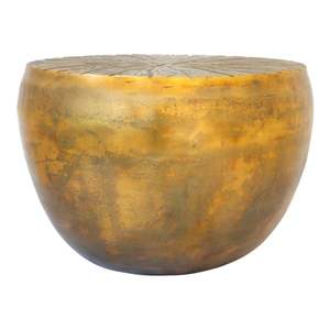 Mesa de centro de estilo europeo único Premium de calidad de lujo, mesa auxiliar de sofá Simple redonda pequeña de Metal de lujo, decoración para sala de estar - Product Image 1