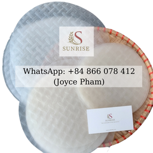 Meilleur papier de riz biologique du Vietnam 100% pour les rouleaux de printemps Tailles certifiées HACCP et ISO 16cm/18cm/22cm - Product Image 2