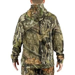 Personalizado hombres 4 vías estiramiento secado rápido Camo sublimación impresión rendimiento mandarín Collar caza táctico uniforme camuflaje - Product Image 2