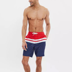 Pantalones Cortos de Playa Casuales Ligeros 100% Poliéster para Hombre - Secado Rápido, Cierre con Cordón, Tallas y Colores Personalizables - Product Image 3