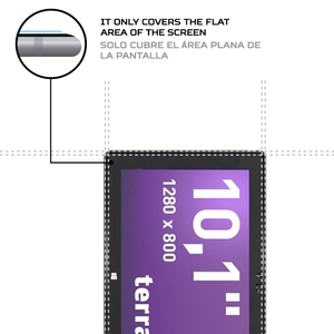 ฟิล์มกันรอยหน้าจอ ANTISHOCK สำหรับแท็บเล็ตเทอร์ร่าแพด 1061 โปร - Product Image 4