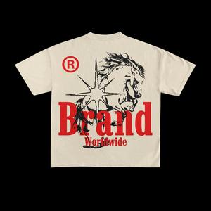 Camiseta de Manga Corta con Cuello Redondo y Estampado para Hombre, Camisetas Modernas y Holgadas de Estilo Urbano Personalizadas para Hombre - Product Image 2