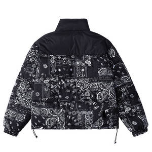 Veste matelassée en duvet pour homme sur mesure en gros pour l'hiver, veste en toile tendance avec service OEM - Product Image 6