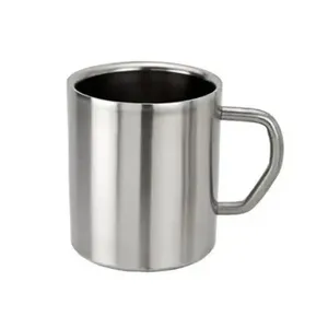 Tasse à café à double paroi en acier inoxydable poli miroir Design élégant Parfait pour les cadeaux de mariage et les articles de cuisine - Product Image 6