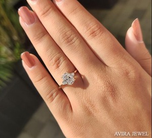 Anillo de Compromiso de Diamante Moissanite de 1 Quilate para Mujer, Plata 925, Corte Radiante, Claridad VVS1/VVS2/VS1, Sin Níquel, Sin Plomo, para Boda - Product Image 6