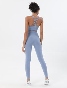 ชุดออกกำลังกายแบบไร้ตะเข็บสำหรับผู้หญิงชุดฟิตเนสเอวสูงชุดฟิตเนสกางเกงโยคะชุดฟิตเนส - Product Image 5