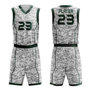 Uniforme de basket-ball bleu personnalisé avec sublimation BSCI maillot d'été réversible et short de basket-ball respirant dernière conception - Product Image 4