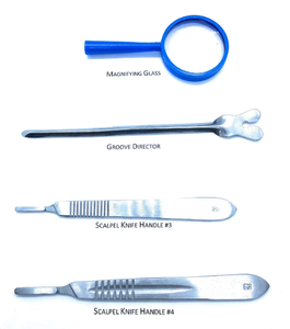 ชุดเครื่องมือผ่าตัดสเตนเลสสตีลคุณภาพสูงชุดเครื่องมือตัดแบบแมนนวลสำหรับผ่า - Product Image 5