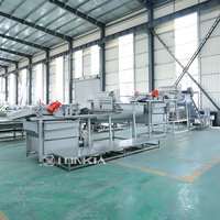 Ce Certificering Spinazie Sla Snijmachine Wasmachine Droger Verwerkingslijn Geautomatiseerde Groenteverwerkingslijn