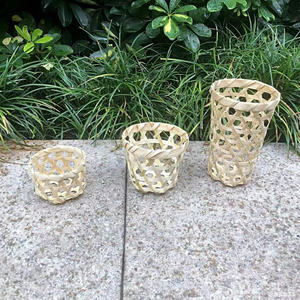 Portavasos de bambú natural para té de burbujas y café - soporte portátil, hecho a mano y ecológico para bebidas, ideal para cafeterías de alta gama - Product Image 2