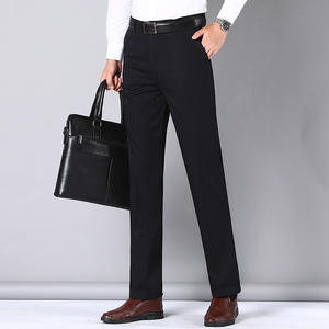 .Mens golf trousers with athletic cut stretch waistband and breathable comfort for business casual outdoor and <b>travel</b> wear - Product Image 2