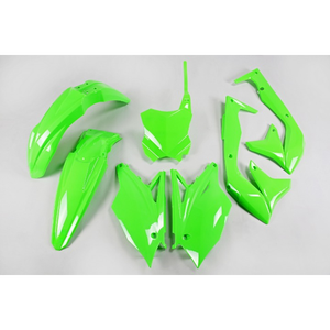 2018-2018 para Kawasaki KXF 450 Kit de carenado de fibra de carbono verde Fluo Piezas de motocicleta - Product Image 1