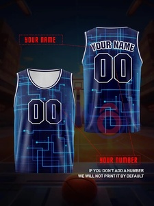 Maillot de basket-ball personnalisé pour jeunes avec nom et numéro respirant confort adapté à l'entraînement et aux jeux parfait pour les sports de plein air - Product Image 5