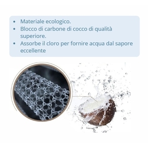 Filtre à eau universel pour réfrigérateur externe à installation rapide certifié NSF avec charbon actif issu de coques de noix de coco - Product Image 4