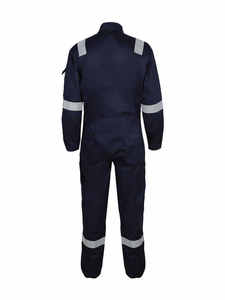 Vente en gros de salopettes de sécurité pour hommes combinaison réfléchissante personnalisée vêtements de travail industriels combinaisons de travail résistantes à l'huile pour mécaniciens - Product Image 3