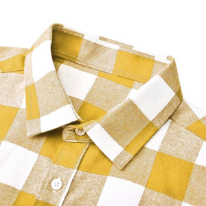 Camisa de Franela 100% Algodón Transpirable Fabricada en Pakistán para Hombre, Cierre de un Solo Botón, Corte Regular, Manga Larga, Estilo Casual, Color Sólido - Product Image 4