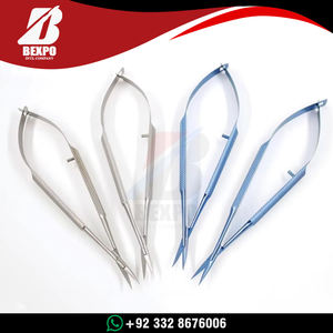 Tijeras Vannas con Puntas Micro-Puntiagudas de Acero Inoxidable con Alto Contenido de Carbono, Reutilizables, para Oftalmología, Plástica y Neurocirugía - Product Image 3