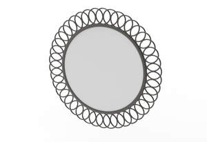 Transform Your Space with the Reflective Harmony Handcrafted <b>Metal</b> Wall <b>Mirror</b> for Home Decoration with <b>Black</b> Finished <b>Mirror</b> - Product Image 3