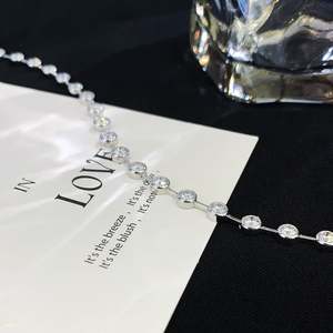 Bracelet tennis serti de diamants de laboratoire ronds 3.60tcw en or blanc, certifié IGI D-E-F VVSVS, bracelets et joncs en diamants certifiés - Product Image 3