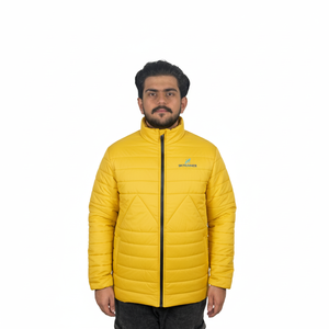 Chaquetas de Invierno para Hombre Más Vendidas, Chaqueta Acolchada Personalizada de Poliéster/Nailon Brillante, Resistente al Viento, Estilo Urbano, con Logotipo - Product Image 1