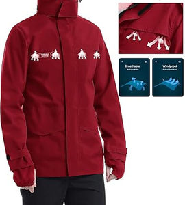 Vêtement de pluie imperméable pour la randonnée, coutures scellées, veste à fermeture éclair intégrale, sweat à capuche en polaire technique, téléchargé par Kariman Manufacturing - Product Image 5