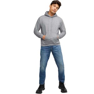 Sweat-shirt à capuche surdimensionné en molleton respirant pour homme, 100% coton, avec logo personnalisé imprimé - Product Image 6