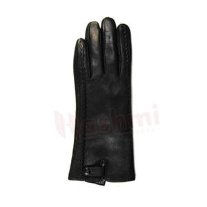 Gants de conduite d'hiver en cuir de vachette de qualité supérieure pour femmes Taille personnalisée Style uni à la mode pour le ski en plein air et les voyages de fête - Product Image 5