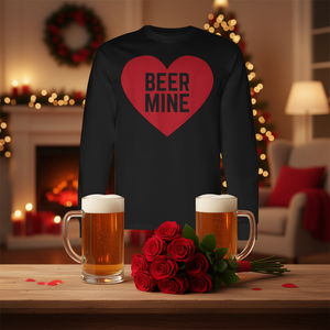 Camiseta de manga larga Beer Mine, regalo del día de San Valentín para los amantes de la cerveza - Product Image 3