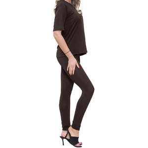 Logo personnalisé Ensemble deux pièces pour femmes Yoga Sports Ensemble professionnel fabrique des jambières de gymnastique de haute qualité et ensemble de hauts - Product Image 4