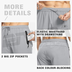 กางเกงปีนเขายืดน้ำหนักเบาสำหรับผู้ชายเหมาะสำหรับการเดินป่ากลางแจ้งชุดลำลองระบายอากาศได้ดีดีไซน์เหมาะสำหรับการเดินทาง - Product Image 2