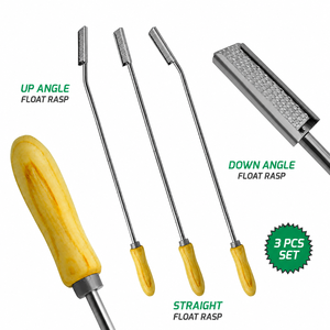 Lot de 3 râpes dentaires équin réglables, droites et à angle inversé, instruments chirurgicaux allemands personnalisés - Product Image 5
