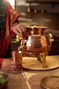 Verres en verre cuivre modernes pour la maison et le restaurant DIY Sublimation vierges verres à eau potable en métal Faizacraft - Product Image 3