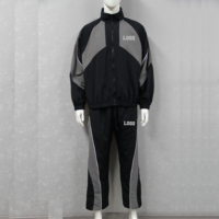 Conjunto Deportivo Informal con Capucha y Estampado para Hombre, Chaqueta Cortavientos, Tops Deportivos + Pantalones, Conjunto para Hacer Ejercicio, Secado Rápido, para Bajar de Peso, Fitness