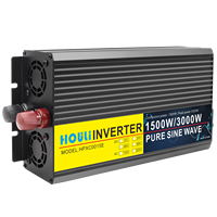 Convertisseur d'énergie HOULI 3000W 12V vers 220V à onde sinusoïdale pure monophasé pour voiture, camping-car, maison, prise EU