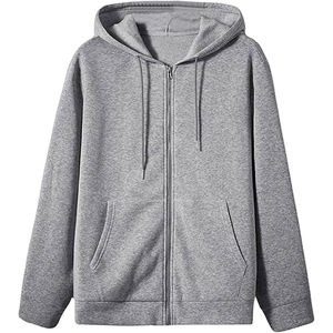 Sweats à capuche pour hommes de toutes tailles Fabricant OEM avec services de conception personnalisée Meilleure qualité Sweat à capuche en tissu lourd avec fermeture éclair Meilleur prix - Product Image 1