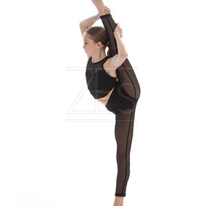 Vêtements de fitness fabriqués en usine, leggings en maille pour femmes, leggings de yoga en maille à la taille élastique personnalisés - Product Image 2