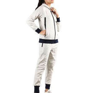 Chándales ligeros para mujer, chándales ajustados de algodón y poliéster con estampado personalizado, chándales transpirables para mujer para adultos, servicio OEM - Product Image 3