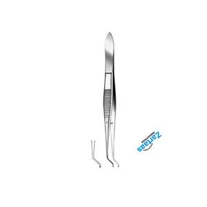 Fórceps Elliot Iris de acero inoxidable de alta calidad 1x2 dientes 4 pulgadas Instrumentos quirúrgicos Fabricante y exportador - Product Image 3