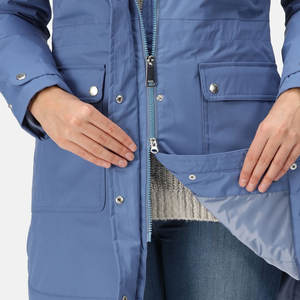 Chaqueta Parka de Invierno para Hombre, Larga, Elegante, Transpirable, Acolchada, Cortavientos, con Capucha de Piel, Cierre de Cremallera, Logotipo Personalizado, Resistente al Agua - Product Image 6