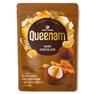 Ventes chaudes, livraison rapide, chocolat drageé pur de haute qualité, OEM/ODM, HALAL, caramel enrobé foncé, amandes, noix de cajou, noix de macadamia, 75G - Product Image 1